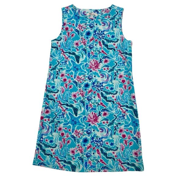 Aryeh Women's Size Small Nautical Preppy Nylon Dress Sleeveless - Picture 1 of 9